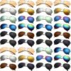 Bulk Pack Aviator Sunglasses - Assorted Mirrored Lenses