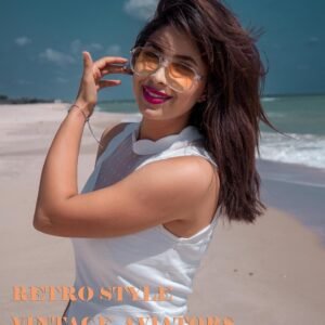 Clear Frame Aviator Sunglasses – Amber Lens