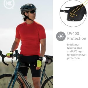 Black Shield Sport Unisex Sunglasses – Smoke Lens