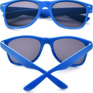 Blue Wayfarer Sunglasses – Gray Lens, Plastic Frame