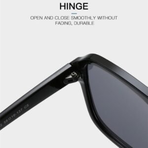 Black Wayfarer Sunglasses – Black Frame, Smoke Lens
