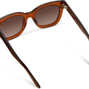 Brown Square Sunglasses – Brown Gradient Lens