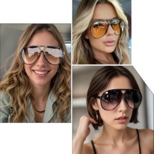 3-Pack Aviator Sunglasses – Assorted Gradient Lenses