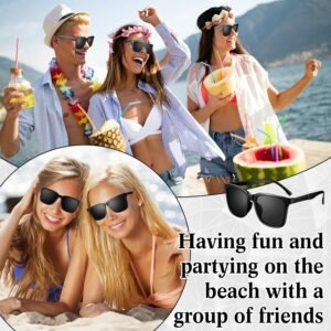 Black Wayfarer Sunglasses – Black Lenses, Unisex