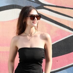 Tortoise Oversized Square Sunglasses - Brown Lens Unisex