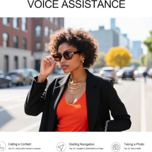 Black Cat-Eye Unisex Sunglasses – Brown Lens