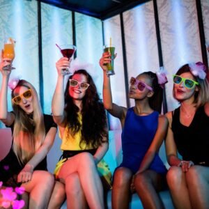 4-Pack Wayfarer Sunglasses - Assorted Neon Frames