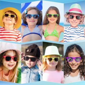 8-Pack Assorted Wayfarer Sunglasses Multicolor Frames