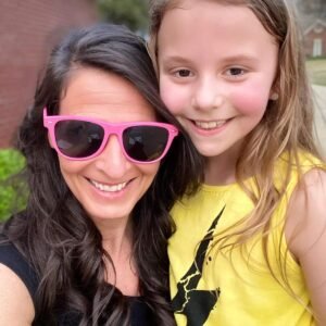 Pink Wayfarer Sunglasses – Black Lens Unisex