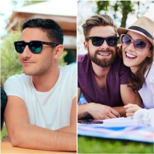 3-Pack Assorted Sunglasses - Black Wayfarer, Pink Cat-Eye