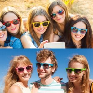 Bulk Pack Wayfarer Sunglasses – Assorted Bright Colors