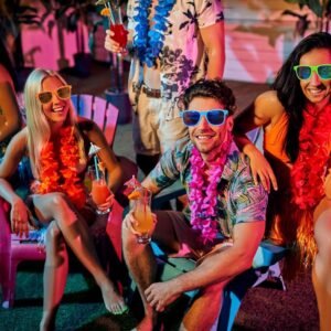 4-Pack Wayfarer Sunglasses Unisex – Assorted Colors