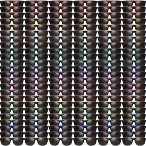 100-Pack Wayfarer Sunglasses – Black Frame, Smoke Lens