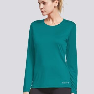 Green Long-Sleeve Running Shirt shown in the selected color or assortment