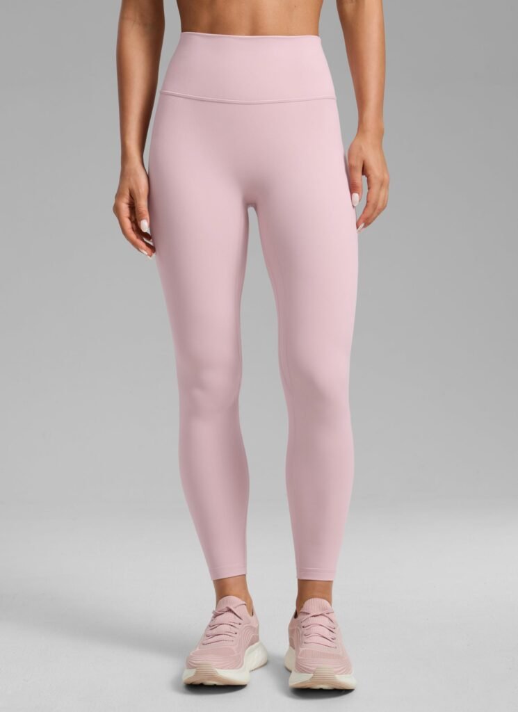 Pink High-Rise Leggings shown in the selected color or assortment
