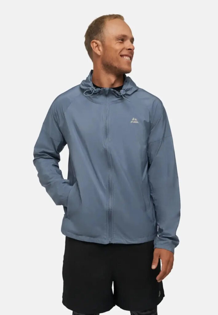Men's Blue Running Windbreaker shown in the selected color or assortment