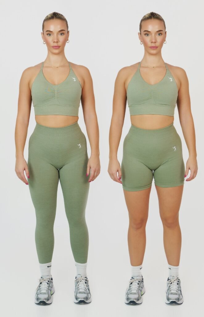 Forest Three-Piece Workout Set shown in the selected color or assortment