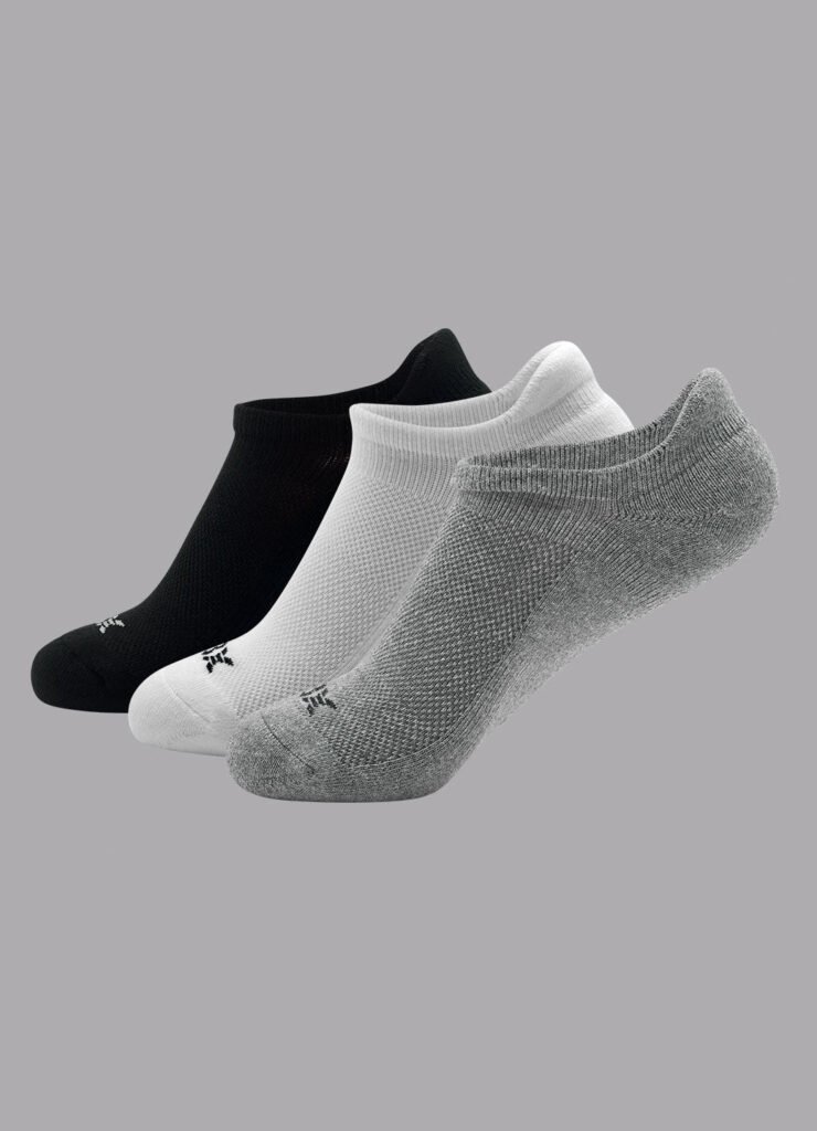 Mixed Heel-Tab Socks Three-Pack shown in the selected color or assortment