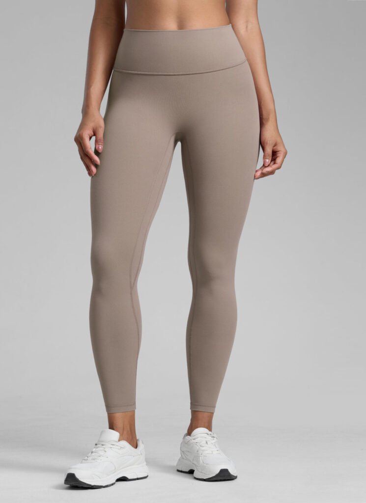 Latte High-Rise Leggings shown in the selected color or assortment
